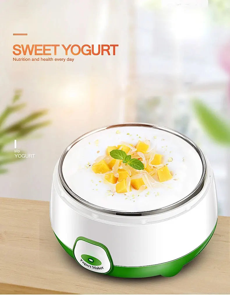 Yogurt Maker Mini Automatic Yogurt Machine Household DIY Yogurt Tools Kitchen Appliances Stainless Steel Tank Appliances Yogurt