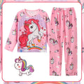 2pcs/set New Children Pyjamas Minnie Elsa Duck Cartoon Girls Sets Kid Home Wear boys and girls Travel Casual Sleepwear Suit