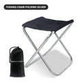 Portable Multifunctional Outdoor Picnic Camping Folding Chair Ultra Light Fishing Stool Travel Stool Fishing Accessories