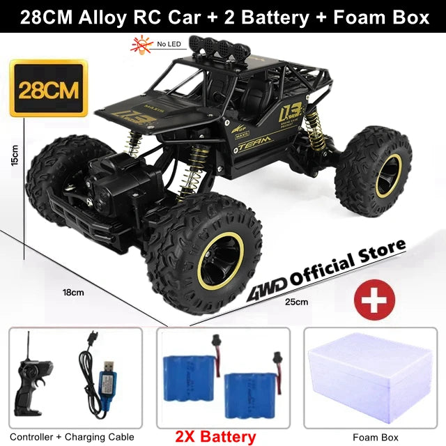 Coche todoterreno 4WD RC, coches de Control remoto 4x4, Radio, Buggy, camión de