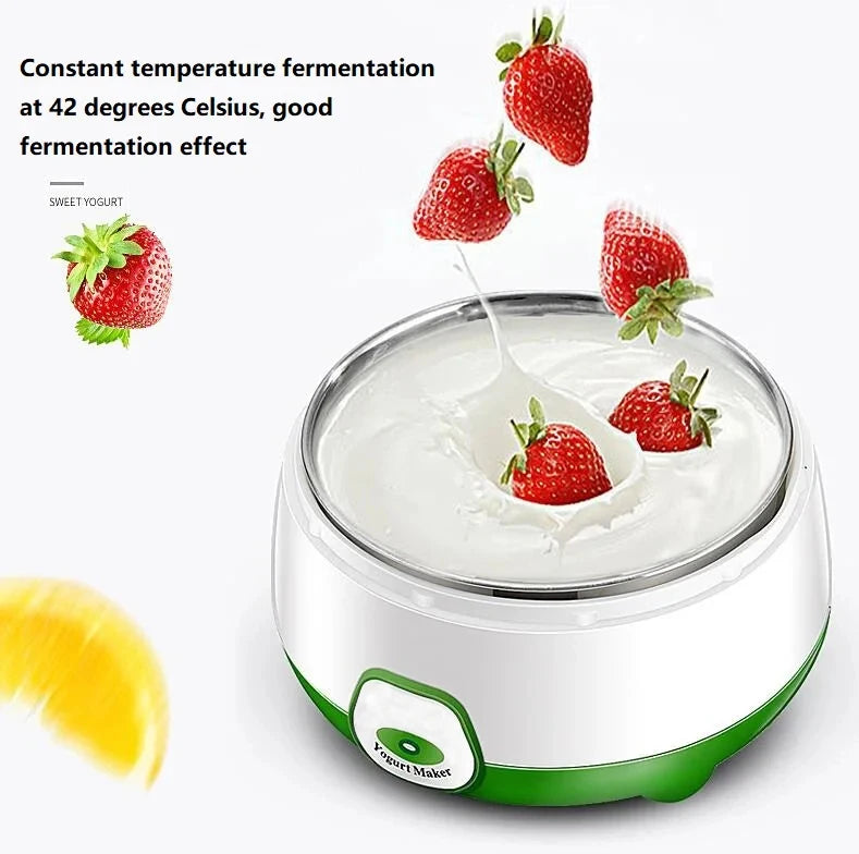 Yogurt Maker Mini Automatic Yogurt Machine Household DIY Yogurt Tools Kitchen Appliances Stainless Steel Tank Appliances Yogurt