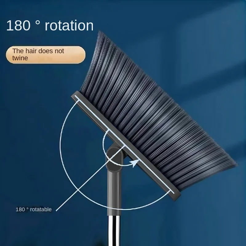 Juego de escoba doméstica, recogedor, cabezal de cepillo, barrido Individual, p