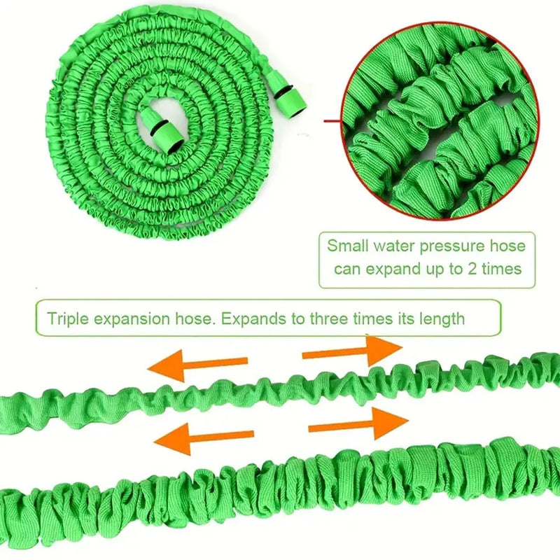 High pressure extensible magic hose for washing cars, 7 functions 