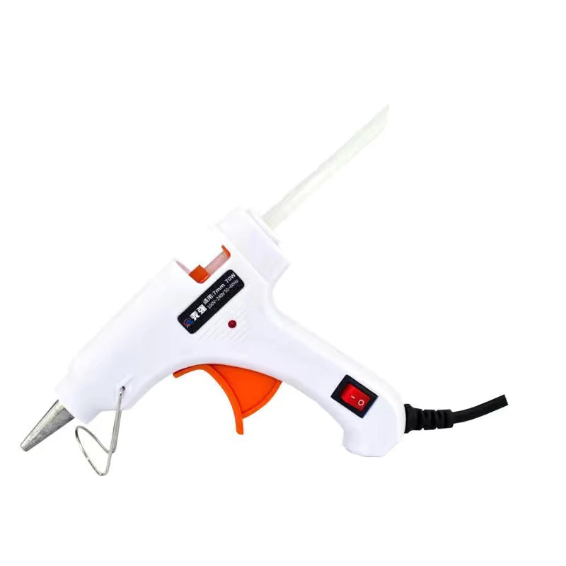 70W Hot Melt Glue Gun With 7MM Transparent Glue Stick Mini Gun Home Electric Heat Temperature Gun Repair Tool Special Stick Set