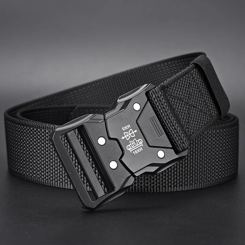 Tactical Waist Belt - Durable Automatic Buckle, Perfect for Outdoor Adventures, Unisex Accessories for Men and Women