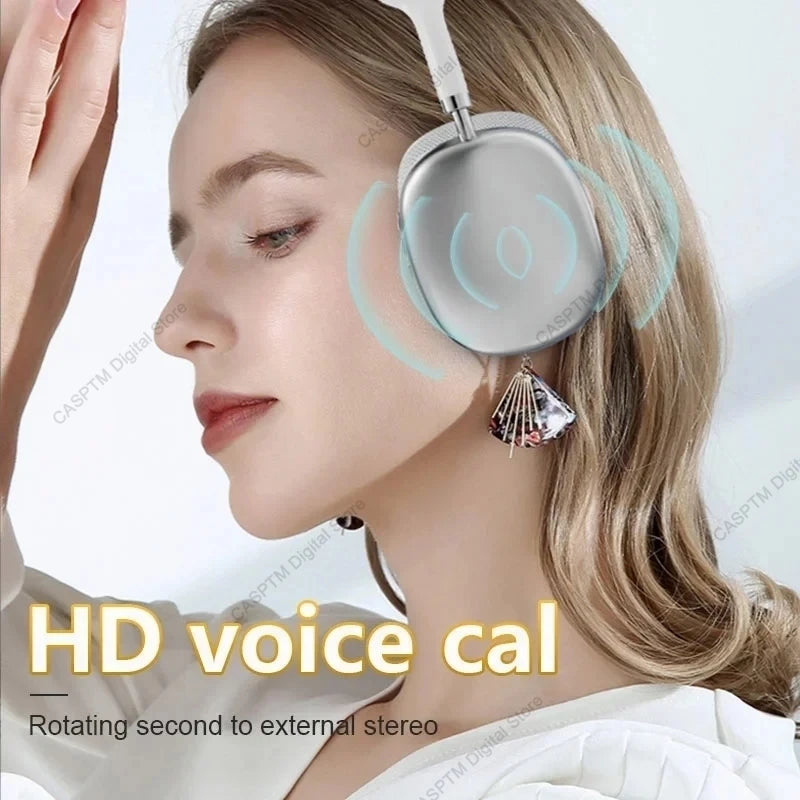 NEW P9 Wireless Bluetooth Headphone Noise Cancelling Earphones Mic Sports Gaming TF Card Slot Headset For Apple Over Ear Headset