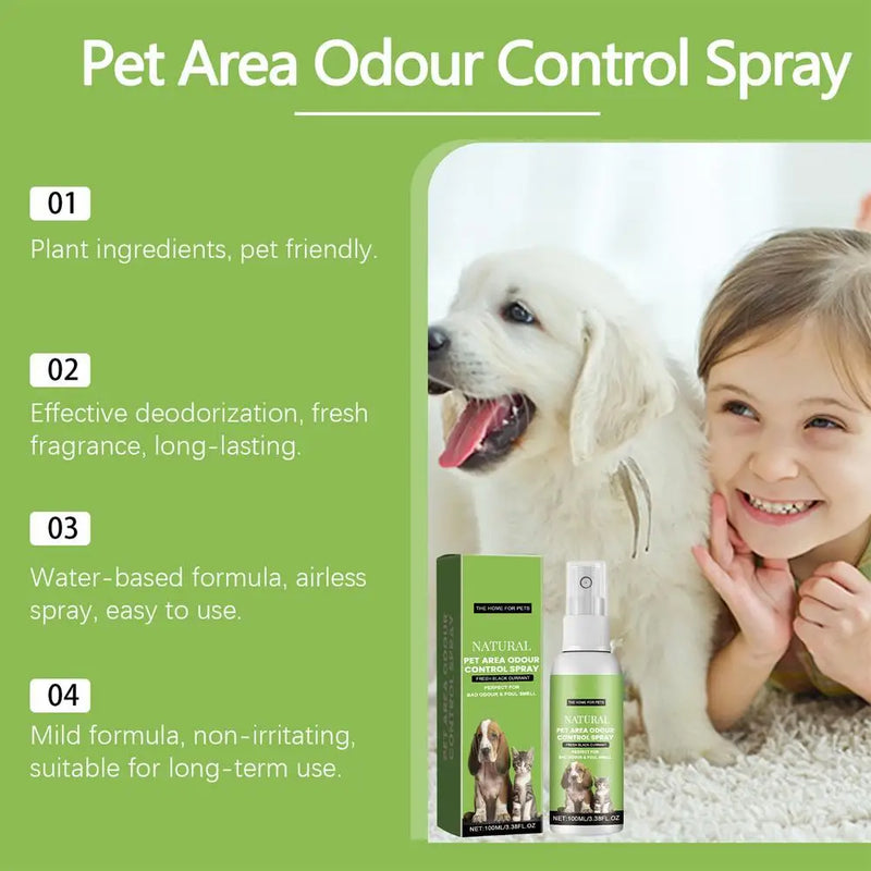 Cats And Dogs Deodorizing Spray 100ml Urine Odor Removal Air Freshening Spray Strong Odor Neutralizer Dog Spray For Nest Carpet