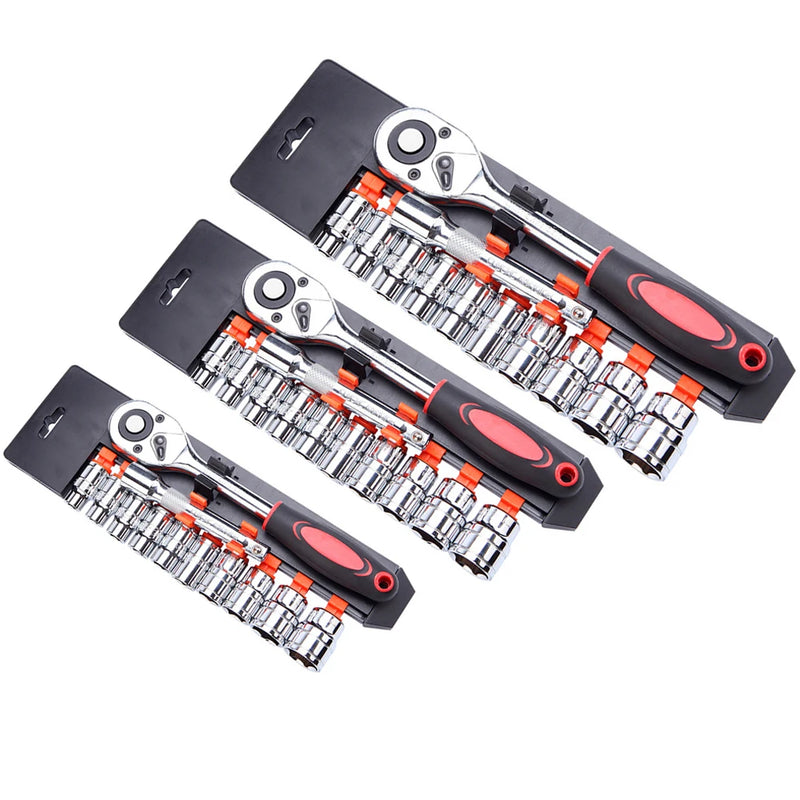 12 Pcs Set Wrench Socket Set Hardware Car Boat Auto Repair Tools Bike Multitool Bike Tool Kit Motorcycle Bicycle Repairing Tool